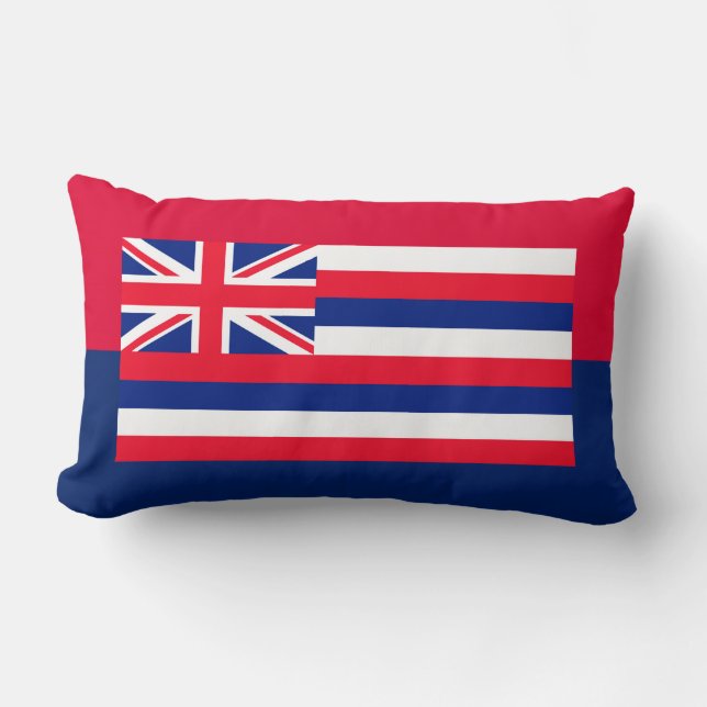 Hawaii Statlig flagga Design Lumbarkudde (Framsida)