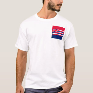 Hawaii Statlig flagga Design T-shirt