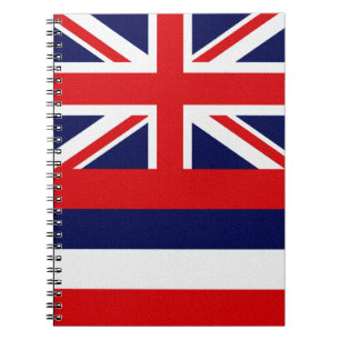 Hawaii Statlig flagga Notebook Anteckningsbok