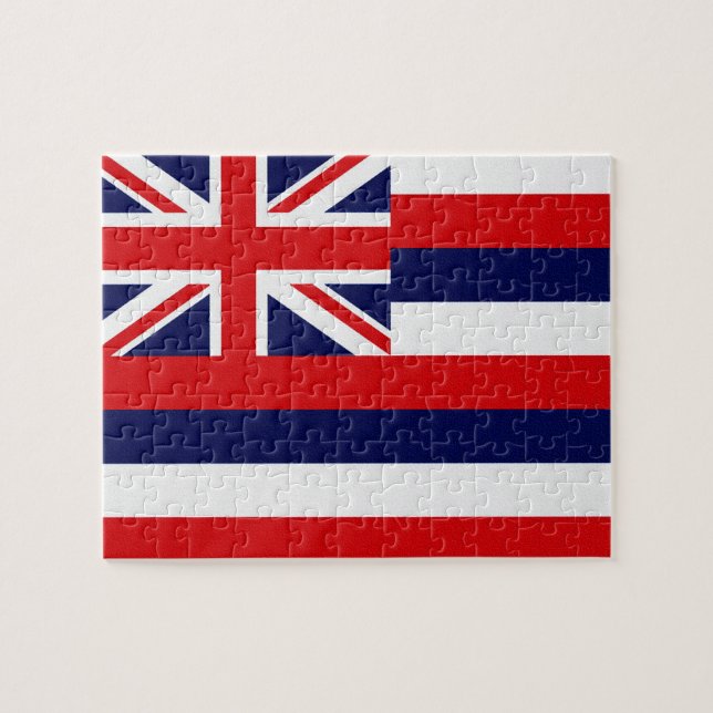Hawaii Statlig flagga Pussel (Horisontell)