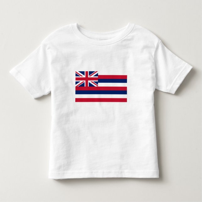 Hawaii Statlig flagga T Shirt (Framsida)