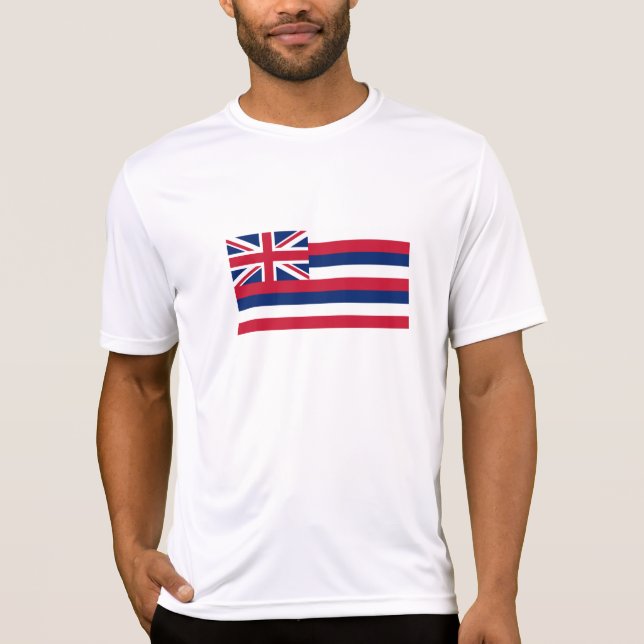 Hawaii Statlig flagga T Shirt (Framsida)