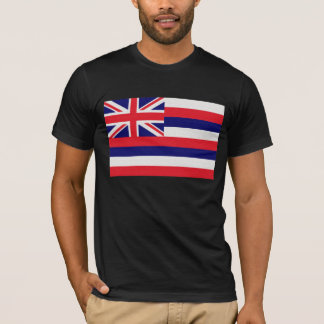 Hawaii statlig flagga tee shirt