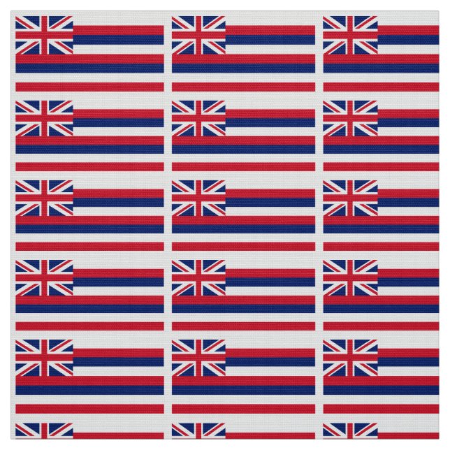 Hawaii Statlig flagga Tyg (Provkarta)
