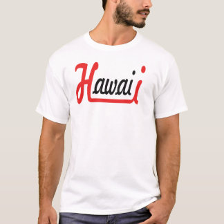 Hawaii Stilig Typografi T-Shirt