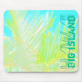 Hawaii stor ö handflatan vattenfärgad muspad musmatta