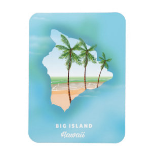 Hawaii stor ö magnet