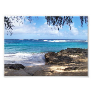 Hawaii strandfotografi fototryck