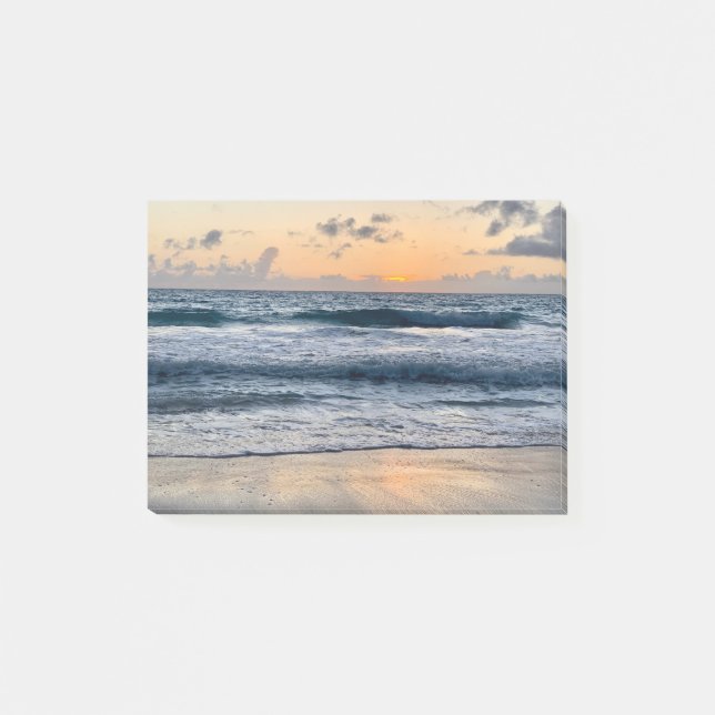 Hawaii sunrise-strand post-it block (Framsida)