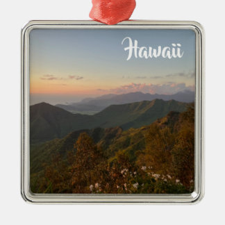 Hawaii Sunset i bergen Julgransprydnad Metall