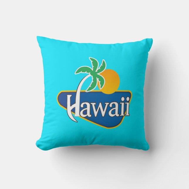 Hawaii Sunset Kudde (Framsida)