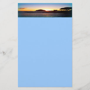 Hawaii sunset Stationery Brevpapper