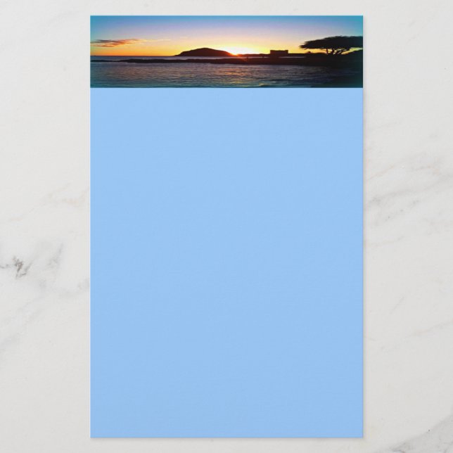 Hawaii sunset Stationery Brevpapper (Framsida)