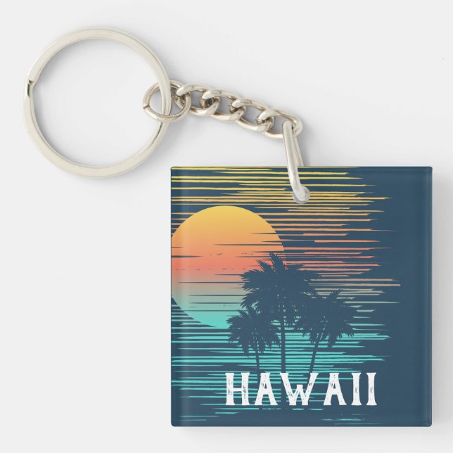 Hawaii Sunset Sunrise Graphic Topical Rainforest (Framsidan)