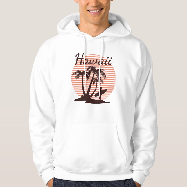 Hawaii Surfa Hoodie (Framsida)
