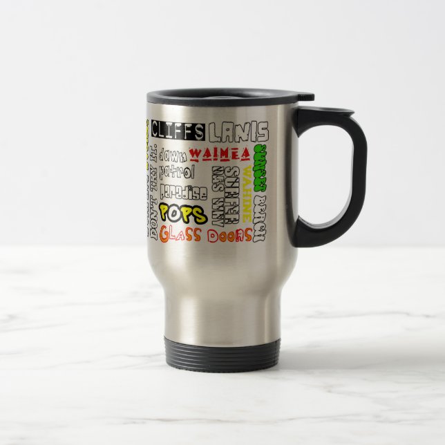 Hawaii surfa Spots travel mug Resemugg (Höger)