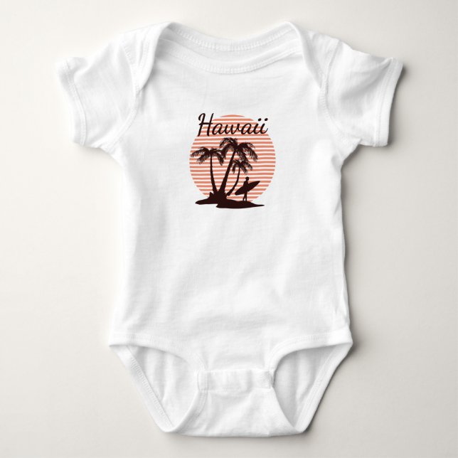 Hawaii Surfa T Shirt (Framsida)