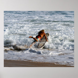 Hawaii Surfer bor i Poster