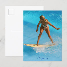 Hawaii Surfer vykort