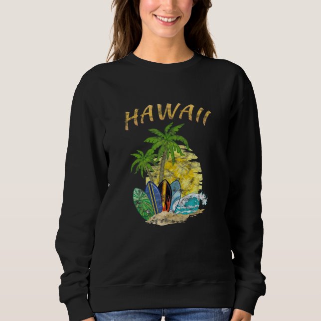 Hawaii Surfing 4 T Shirt (Framsida)