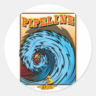 HAWAII SURFING NORTH SHORE RUNT KLISTERMÄRKE