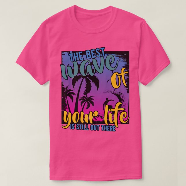 Hawaii Surfing Say Motivation T Shirt (Design framsida)