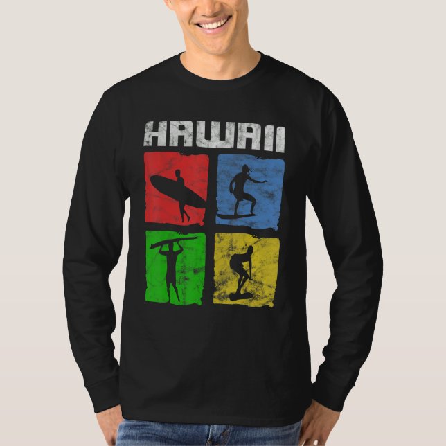 Hawaii Surfing T Shirt (Framsida)