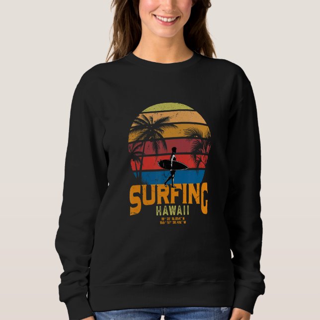 Hawaii Surfing T Shirt (Framsida)