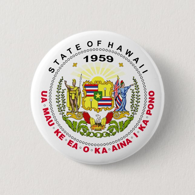 Hawaii-tecken Knapp (Framsida)