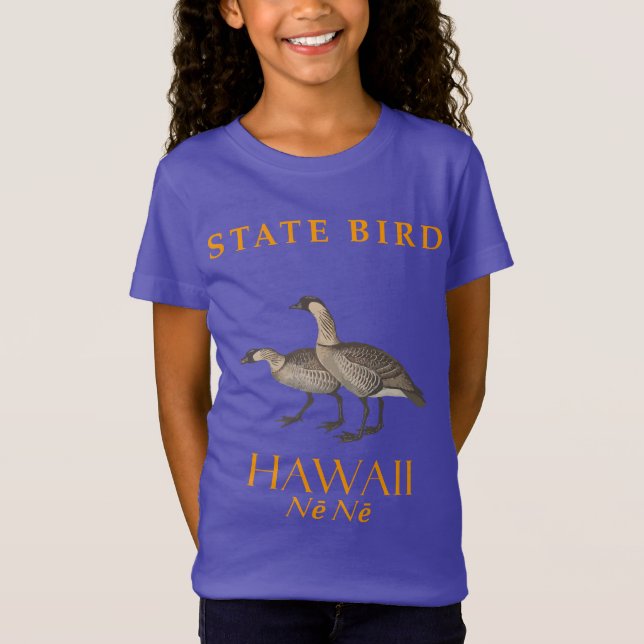 Hawaii Territory Fågel Nene Gås T Shirt (Framsida)