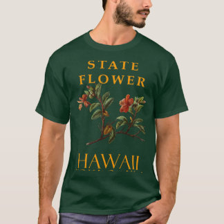 Hawaii Territory Flower The Hibiscus kokio Oversiz T Shirt