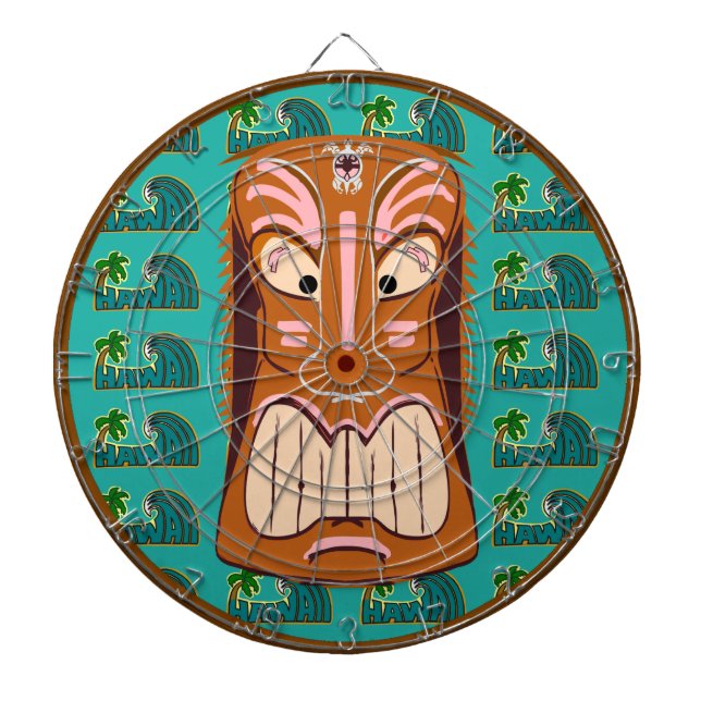 Hawaii Tiki maskerar Piltavla (Framsidan)