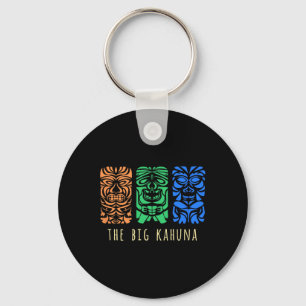 Hawaii Tiki Polynesian Big Kahuna Surfer Retro Haw Nyckelring