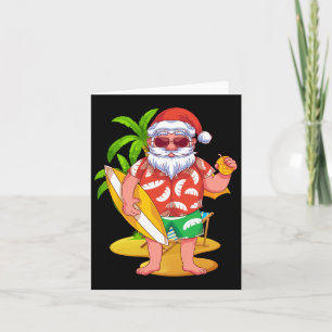 Hawaii Tomte Surfing Tropisk Sommar Jul Kort