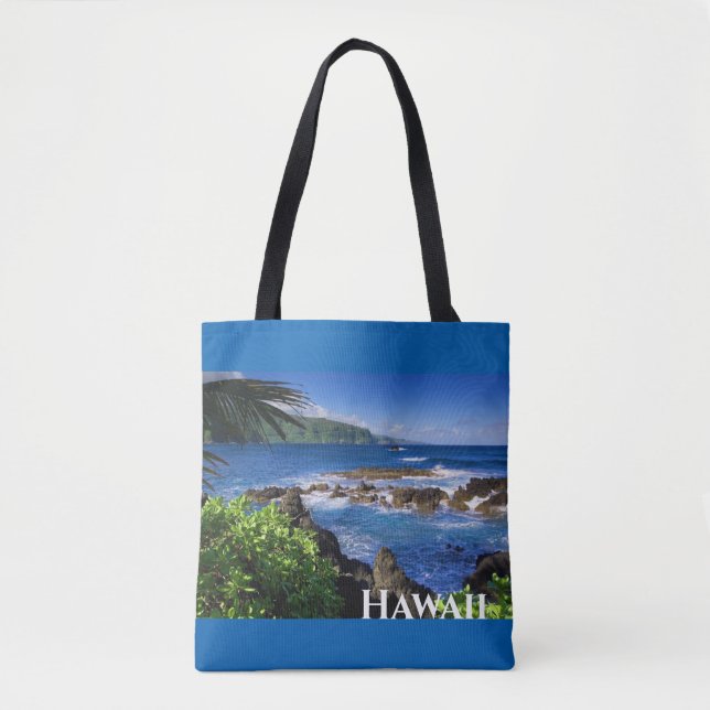 Hawaii Tote Bag Tygkasse (Framsida)