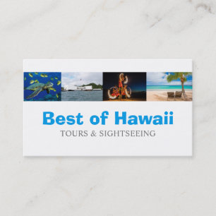 Hawaii Tourist Coordinator Travel Agent Visitkort