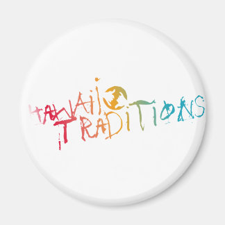 Hawaii Traditions Shave Ice Färgad 2,25-tums Magne Magnet