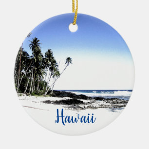 Hawaii Travel Julgransprydnad Keramik