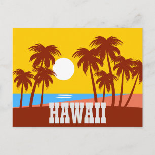 Hawaii Travel Postcard Vykort
