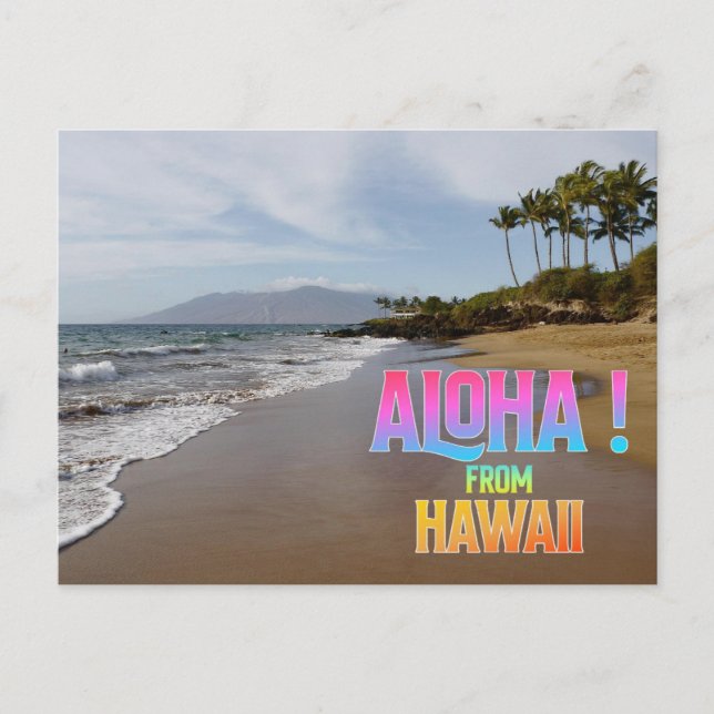 Hawaii Travel Postcard  Vykort (Framsida)
