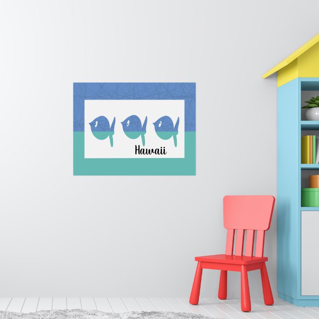 Hawaii Travel Poster (Barnkammare 1)