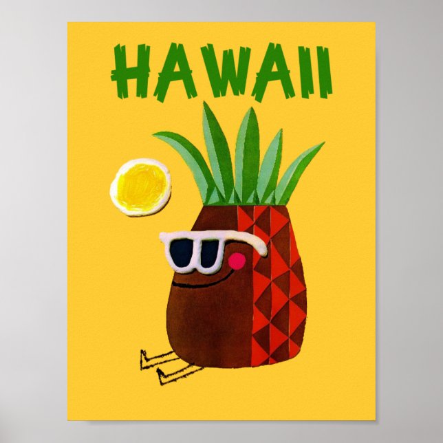 Hawaii Travel Poster (Framsidan)