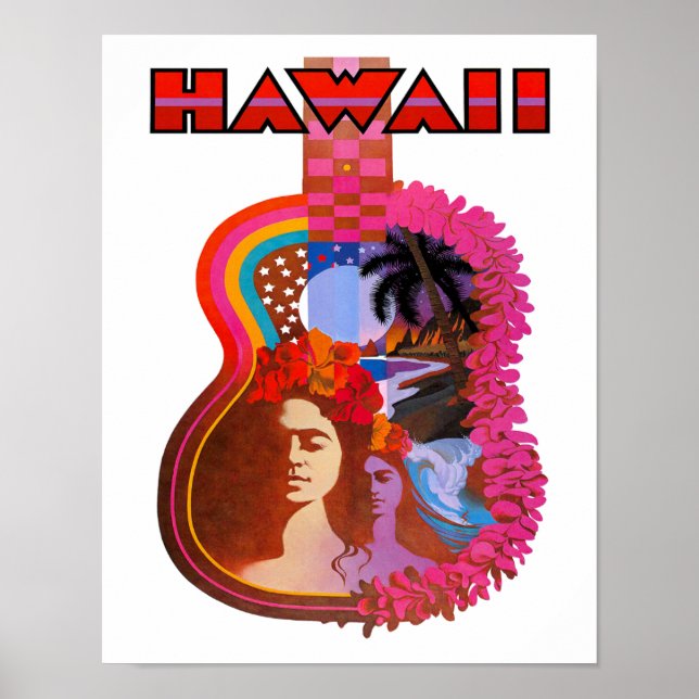 Hawaii Travel Poster (Framsidan)