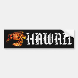 Hawaii Tribal Honu Lava Bildekal