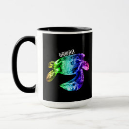 Hawaii Tribal Honu Rainbow Mugg