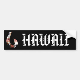 Hawaii Tribal Krok HIFlag Bildekal