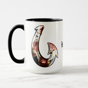 Hawaii Tribal Krok HIFlag Mugg