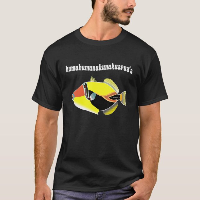 Hawaii Triggerfish T Shirt (Framsida)