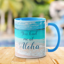 Hawaii Tropical Beach du hade mig på Aloha Script