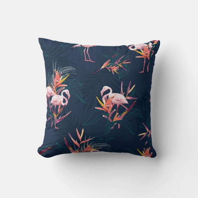 Hawaii Tropical Flamingo with Bird of Paradise Flo Kudde (Framsida)